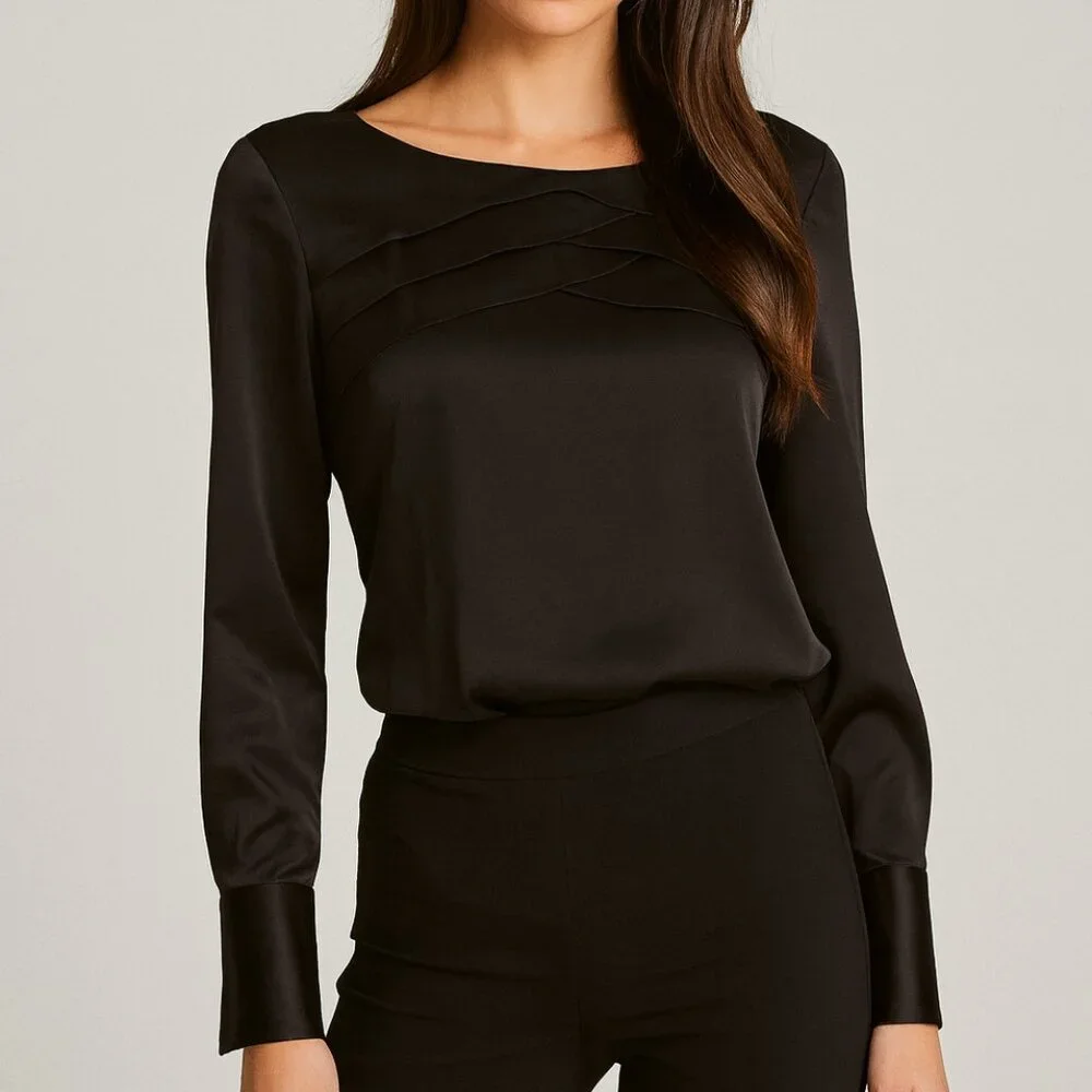 NWT Banana Republic Premium Quality Luxury Classic Blouse - Picture 4 of 10